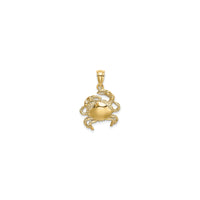 Golden Crab Pendant (14K)