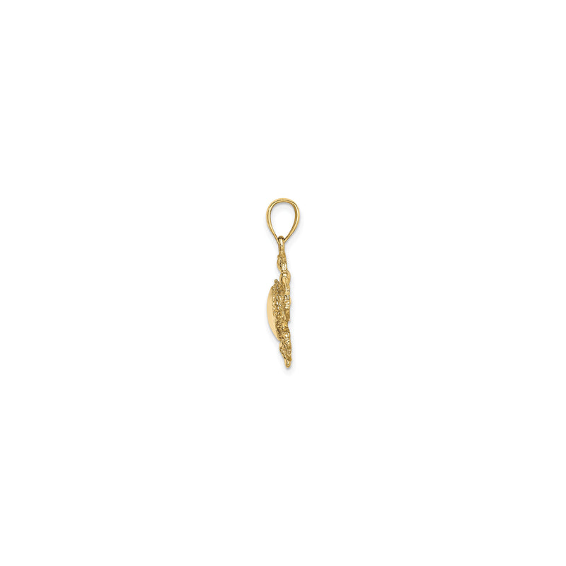 Golden Crab Pendant (14K)