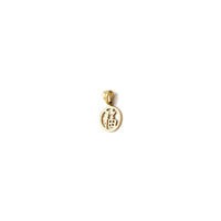 [福] Good Fortune Chinese Symbol Pendant (14K) side - Popular Jewelry - New York