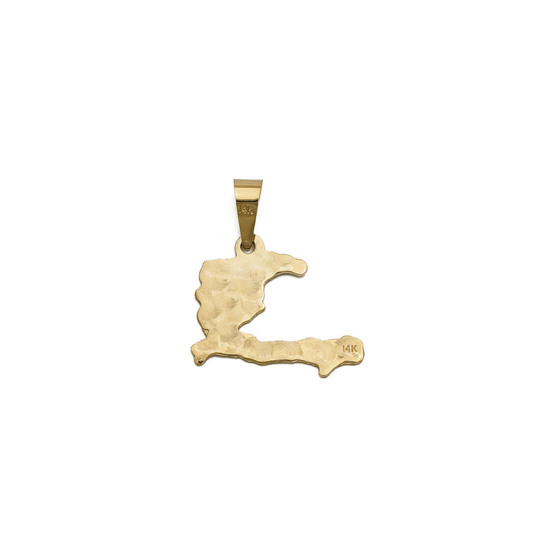 Haiti Map Pendant (14K)