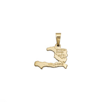 Haiti Map Pendant (14K)