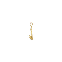 Lighthouse with Coastal House Pendant (14K)