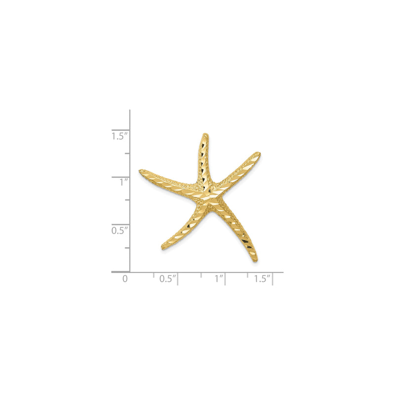 Long Legged Starfish Slide Pendant (14K)