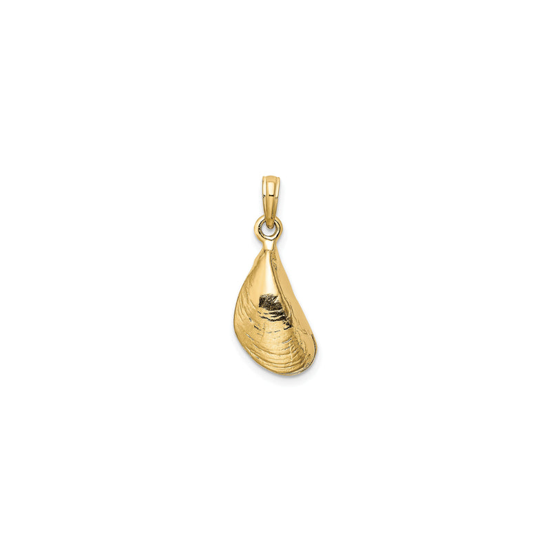 3D Mussel Shell Pendant (14K)