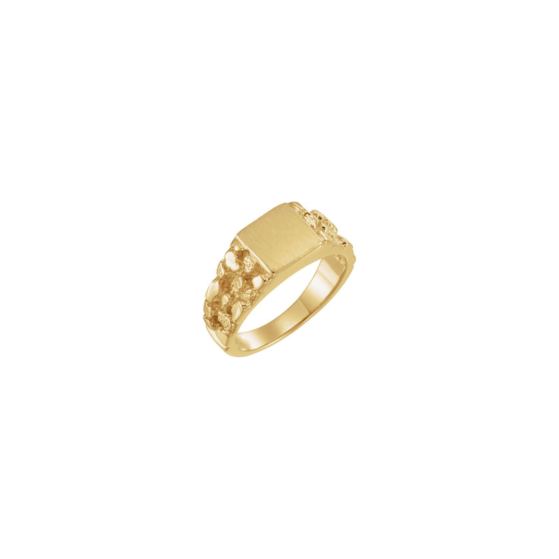 Nugget Square Signet Ring