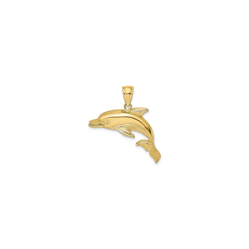 Open Mouth Dolphin Pendant (14K)