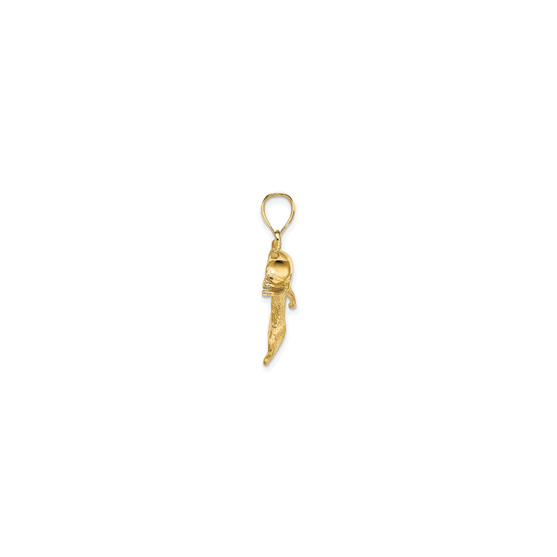 Open Mouth Dolphin Pendant (14K)