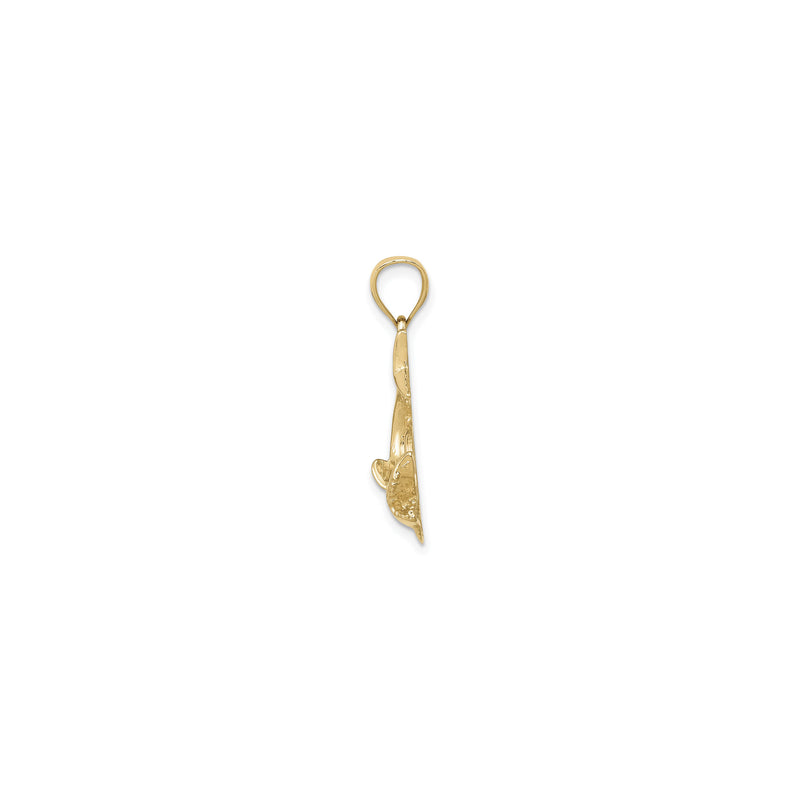 Open Mouth Shark Pendant (14K)