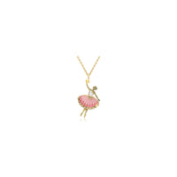 Pink Ballerina Necklace (14K)