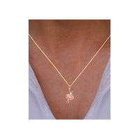 Pink Ballerina Necklace (14K)