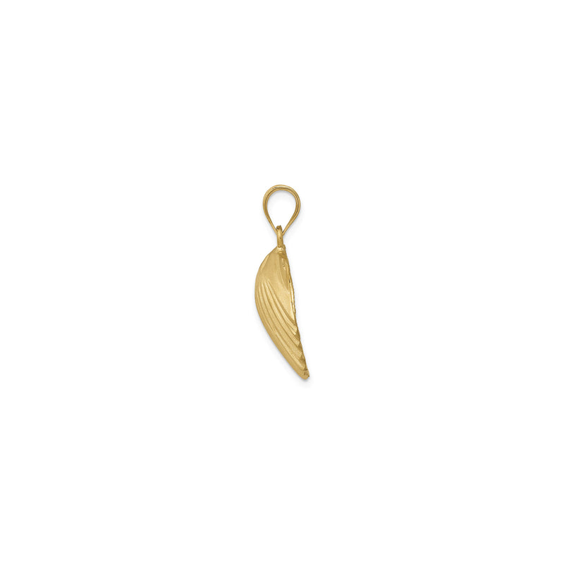 Seashell Diamond Cut Pendant (14K)