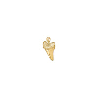 Solid 3D Shark Tooth Pendant (14K)