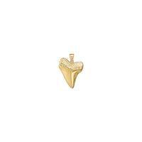 Solid 3D Shark Tooth Pendant (14K)