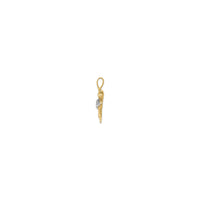 Swimming Scuba Diver Pendant (14K)