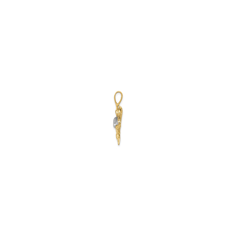 Swimming Scuba Diver Pendant (14K)