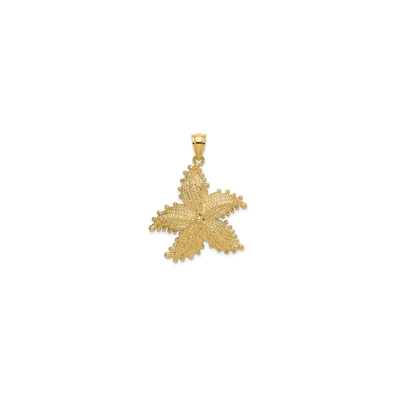 Textured Starfish Pendant (14K)