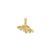 Triple Manatee Pendant (14K)