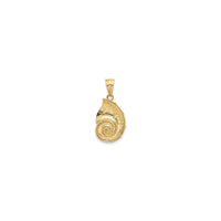 Two-Tone Nautilus Shell Pendant (14K)