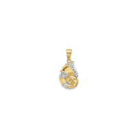 Two-Tone Nautilus Shell Pendant (14K)