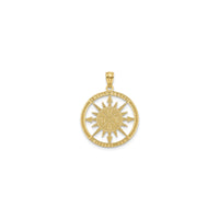 'Lost Without You' Compass Pendant (14K)