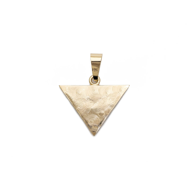 [Millennium Puzzle] Pyramid Eyes of Horus Pendant (14K)