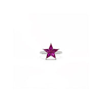 Cosmic Ruby Star Ring (18K)