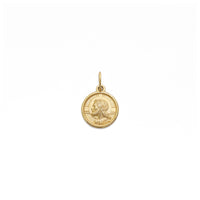 Adult Jesus Medallion ``Dio Ti Protegga`` Pendant (18K)