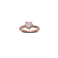 Diamond Heart Shape Engagement Ring (14K)