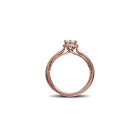 Diamond Heart Shape Engagement Ring (14K)