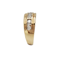 Diamond Baguette & Round Set Ring (14K)