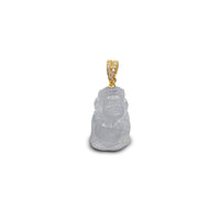 [财神] Diamond Caishen "'God of Wealth" Jade Pendant (14K)