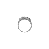 Round Diamond cut Ring 14K Gold