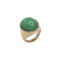 Diamond Jade Ring (14K)