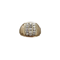 Men's Round Cut Diamond Ring（14K）