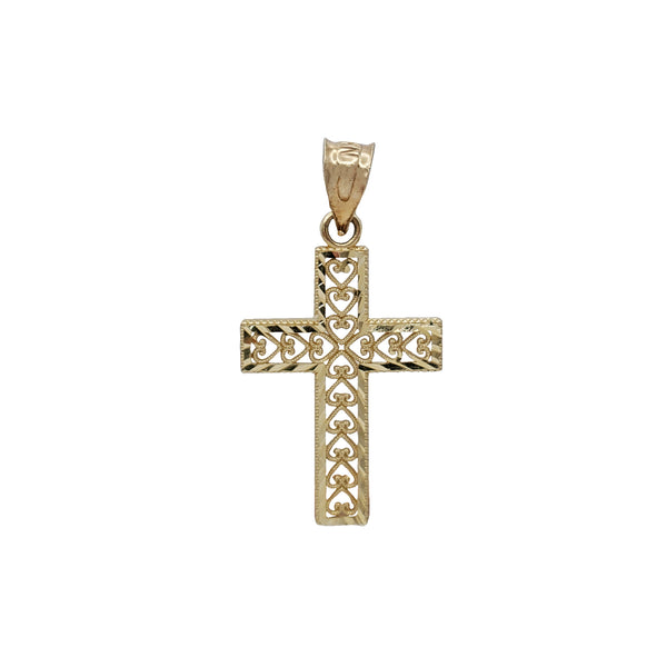 Fancy Cross Pendant (14K)