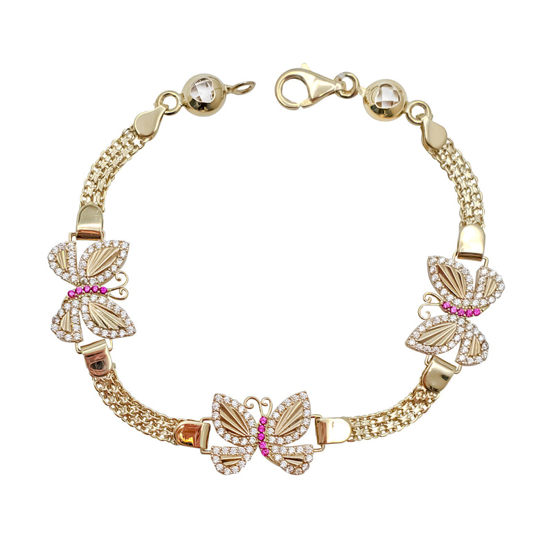 Butterfly Bismark Bracelet (14K)