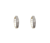 Fancy Diamond Huggie Earring (14K)