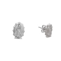 Virgin Mary Stud Earrings (Silver)