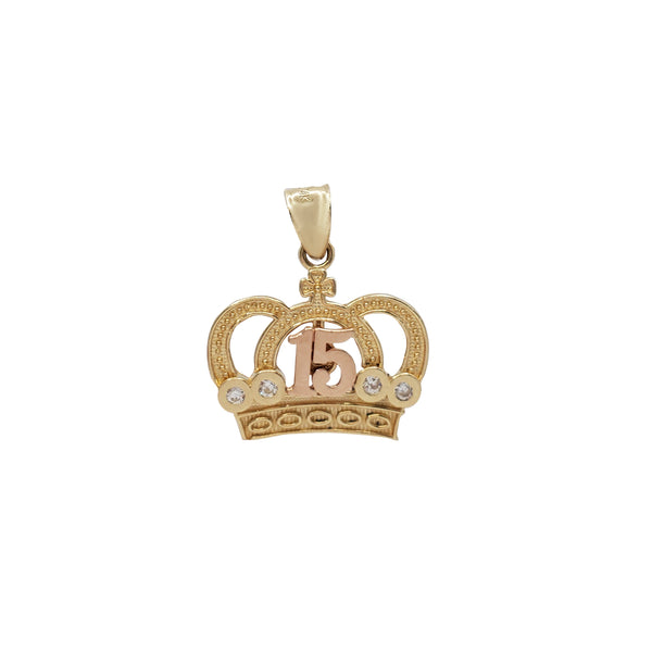 15 Years Crown Pendant (14K)