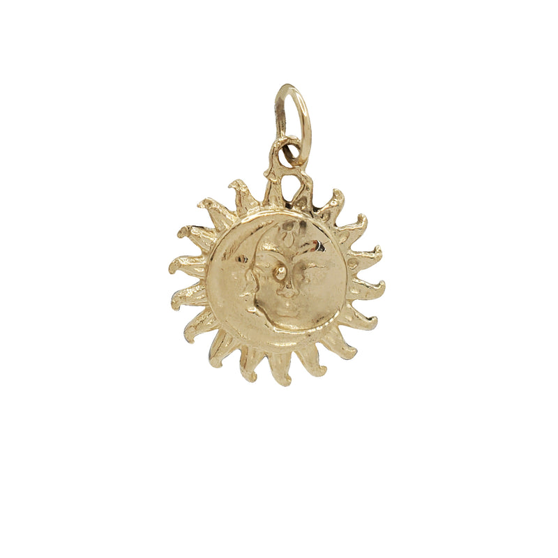 Sun and Moon Pendant (14K)