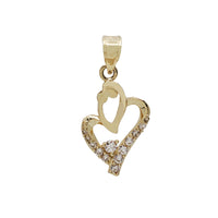 Zirconia Heart Pendant (14K)