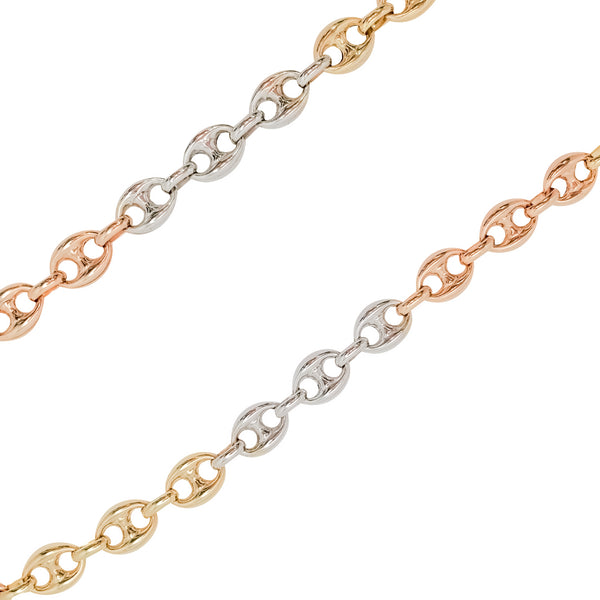 Tri-Tone Marine Chain (14K)