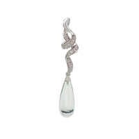 Aquamarine Fancy Slide Pendant (18K)