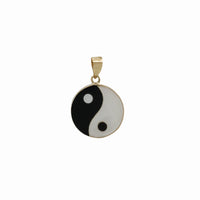 Yin Yang Black Onyx Pendant (14K)