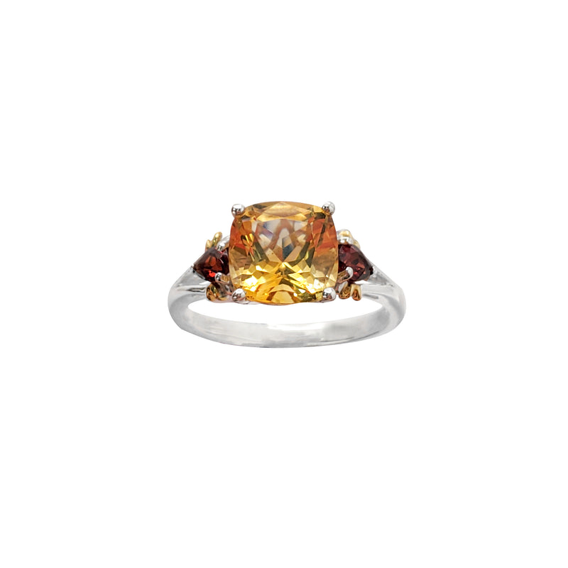 Topaz and Garnet Lady Ring (18K)