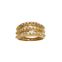 Diamond Baguette 5-Lawyer Ring (14K)