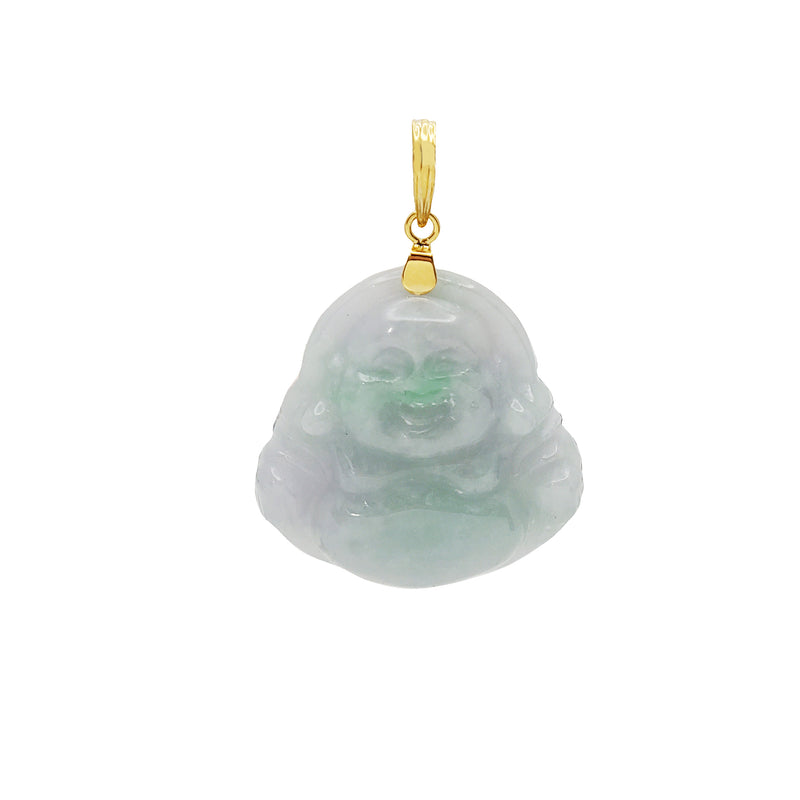 Buddha Jade Pendant (14K)