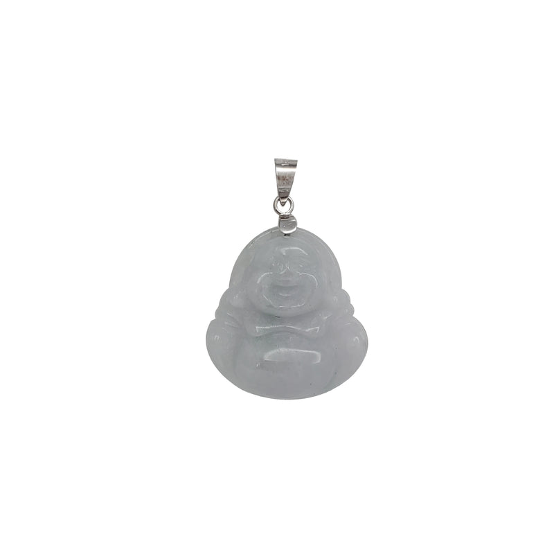 Jade Buddha Pendant (14K)