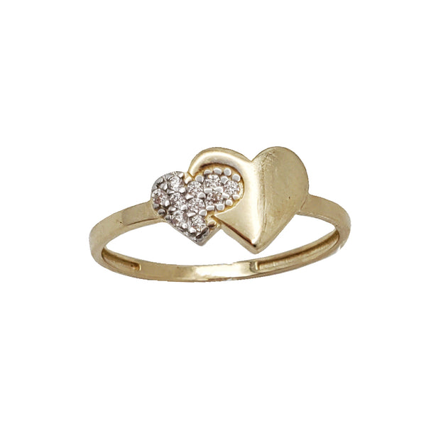 Zirconia Heart Ring (14K)