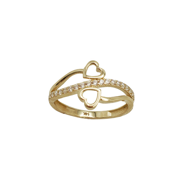 Zirconia Heart Ring (14K)